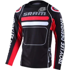 Troy Lee Designs Sprint Men's Long Sleeve Jersey - Marker Glo Red -Sportfu Bike Gear Shop TLD32353000