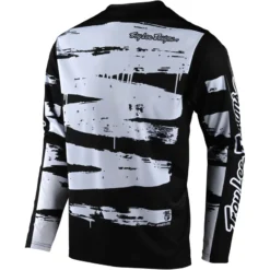 Troy Lee Designs Sprint Youth Long Sleeve Jersey - Brushed Black/White