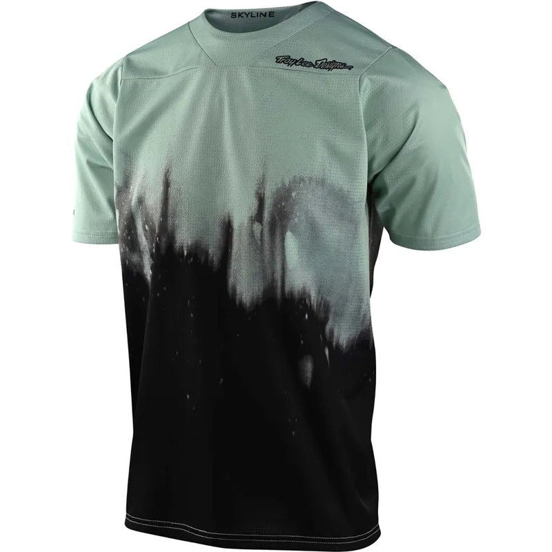 Troy Lee Designs Troy Lee Design Skyline Youth Short Sleeve Jersey- Diffuze Smoke Green 1 Troy Lee Designs Troy Lee Design Skyline Youth Short Sleeve Jersey- Diffuze Smoke Green