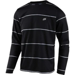 Troy Lee Designs Troy Lee Flowline Men's Long Sleeve Jersey - Black 7 Troy Lee Designs Troy Lee Flowline Men's Long Sleeve Jersey - Black -Sportfu Bike Gear Shop TLD346StackedBlack