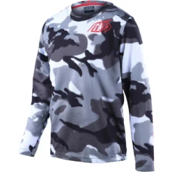 Troy Lee Designs Flowline Youth Long Sleeve Jersey - Revert Black -Sportfu Bike Gear Shop TLD36552900