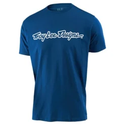 Troy Lee Designs Signature Youth Tee - Royal Blue