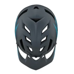Troy Lee Designs A1 Drone MTB Helmet - Grey/Blue -Sportfu Bike Gear Shop TLDDrone2021GreyBlue3