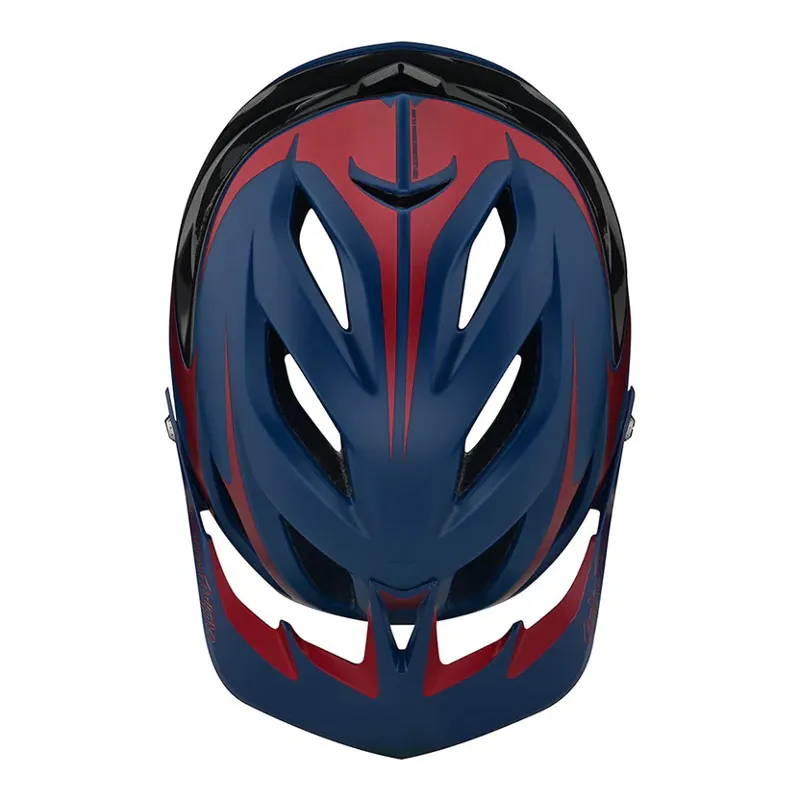 Troy Lee Designs A3 MIPS MTB Helmet - Fang Blue/Burgundy 9 Troy Lee Designs A3 MIPS MTB Helmet - Fang Blue/Burgundy - Image 9