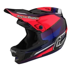 Troy Lee Designs D4 Carbon MIPS Full Face Helmet - Saber Grey -Sportfu Bike Gear Shop TLD B23D1 D4CF REVERB PNKPUR 07 1