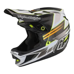 Troy Lee Designs D4 Carbon MIPS Full Face Helmet - Saber Red