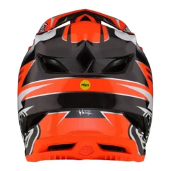 Troy Lee Designs D4 Carbon MIPS Full Face Helmet - Saber Red -Sportfu Bike Gear Shop TLD B23D1 D4CF SABER RED 03