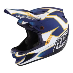 Troy Lee Designs D4 Composite MIPS Full Face Helmet - Stealth Red -Sportfu Bike Gear Shop TLD B23D1 D4CM MATRIX BLU 07 2