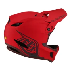 Troy Lee Designs D4 Composite MIPS Full Face Helmet - Stealth Red -Sportfu Bike Gear Shop TLD B23D1 D4CM STEALTH RED 04