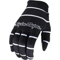 Troy Lee Designs Troy Lee Flowline Men's MTB Long Finger Gloves - Stripe Black 6 Troy Lee Designs Troy Lee Flowline Men's MTB Long Finger Gloves - Stripe Black -Sportfu Bike Gear Shop TLD FLOWLINE GLOVE STRIPE BLK 01