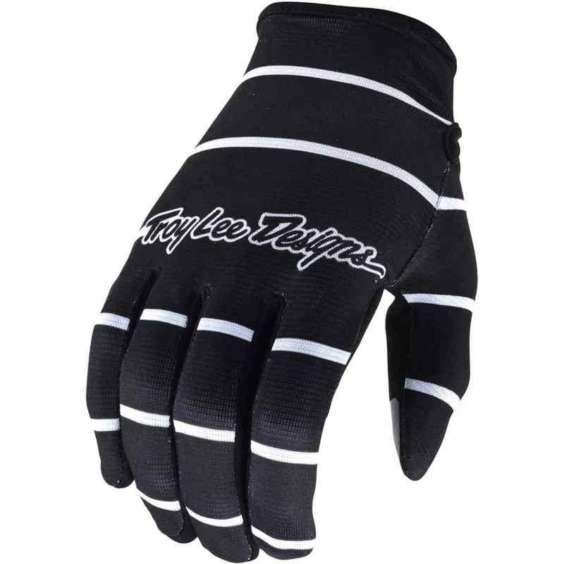 Troy Lee Designs Troy Lee Flowline Men's MTB Long Finger Gloves - Stripe Black 3 Troy Lee Designs Troy Lee Flowline Men's MTB Long Finger Gloves - Stripe Black - Image 3