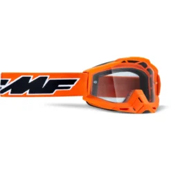 FMF PowerBomb Goggles - Rocket Orange Frame/Clear Lens -Sportfu Bike Gear Shop UF5020010105