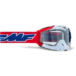 FMF PowerBomb US Of A Goggles - US Of A/Clear Lens