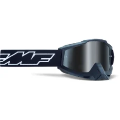 FMF PowerBomb Goggles - Rocket Blue Frame/Mirror Blue Lens -Sportfu Bike Gear Shop UF5020025201 1
