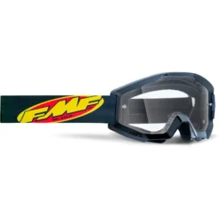 FMF PowerCore Core Goggles - Yellow Frame/Clear Lens