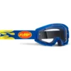 FMF PowerCore Flame Goggles - Red Frame/Clear Lens