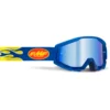 FMF PowerCore Flame Goggles - Navy Frame/Mirror Blue Lens