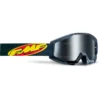 FMF PowerCore Core Goggles - Yellow Frame/Mirror Gold Lens