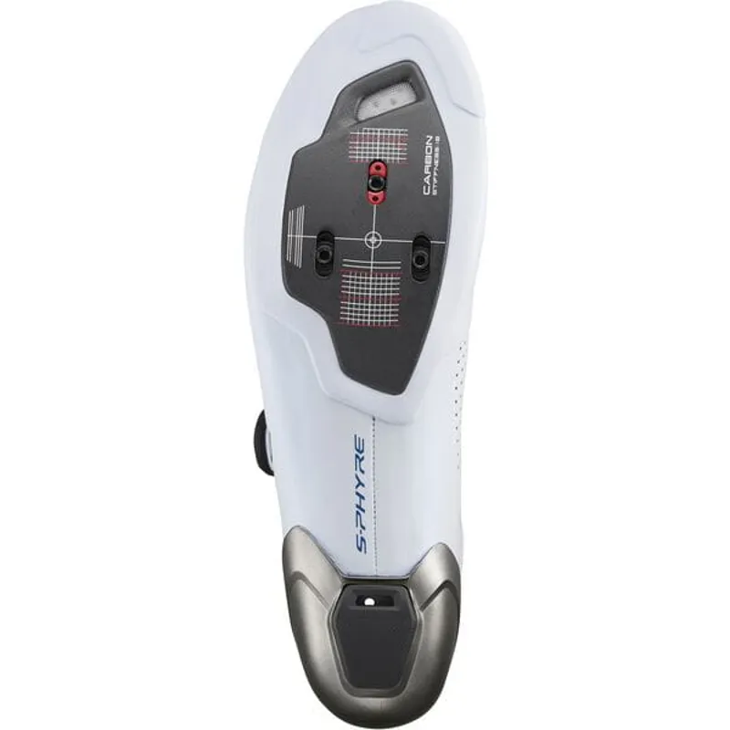 Shimano RC902T S-Phyre Men's SPD-SL Track Shoes - White 4 Shimano RC902T S-Phyre Men's SPD-SL Track Shoes - White - Image 4