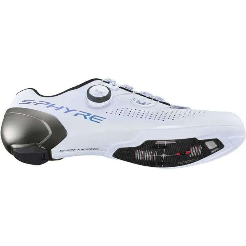 Shimano RC902T S-Phyre Men's SPD-SL Track Shoes - White 5 Shimano RC902T S-Phyre Men's SPD-SL Track Shoes - White - Image 5