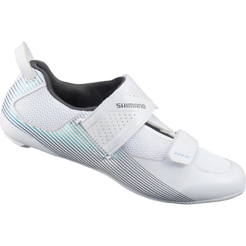 Shimano TR501W SPD-SL Women's Triathlon Shoes - White 3 Shimano TR501W SPD-SL Women's Triathlon Shoes - White - Image 3