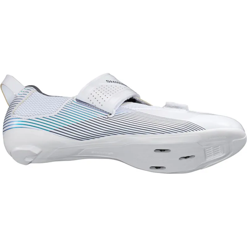 Shimano TR501W SPD-SL Women's Triathlon Shoes - White 5 Shimano TR501W SPD-SL Women's Triathlon Shoes - White - Image 5