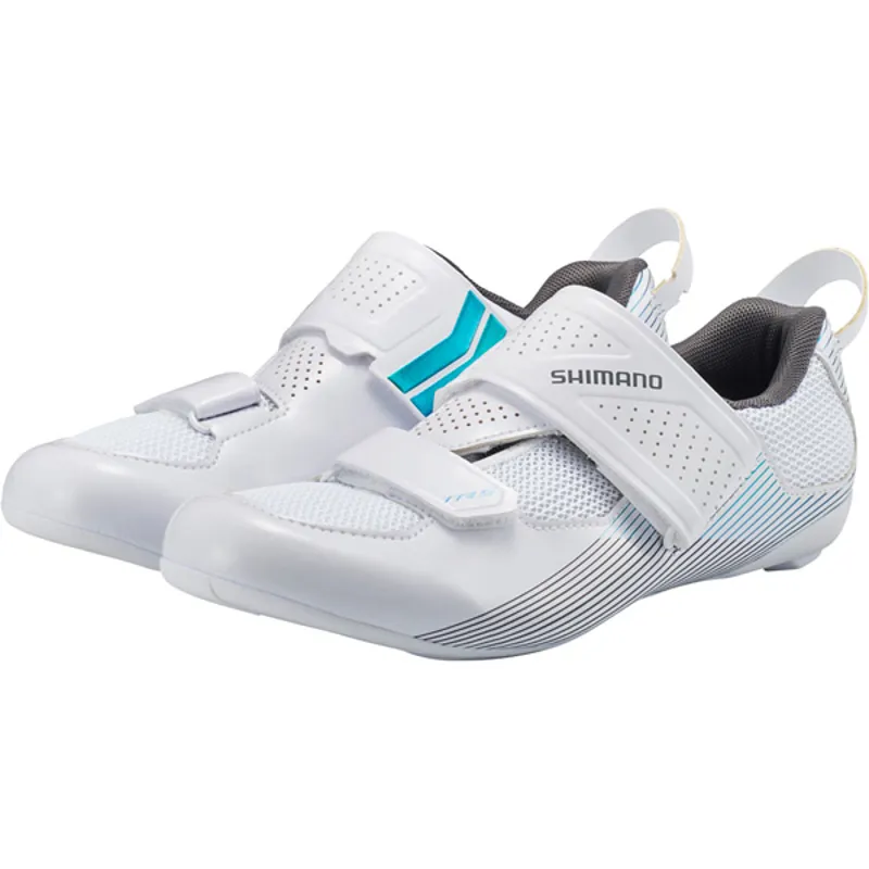 Shimano TR501W SPD-SL Women's Triathlon Shoes - White 4 Shimano TR501W SPD-SL Women's Triathlon Shoes - White - Image 4