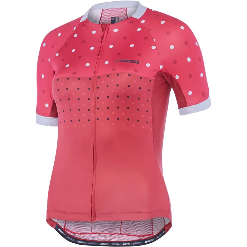 Madison Sportive Apex Womens Short Sleeve Jersey - Raspberry Red 1 Madison Sportive Apex Womens Short Sleeve Jersey - Raspberry Red