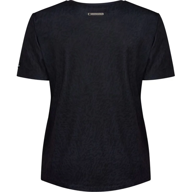 Madison Roam Short Sleeve Performance Womens Tee - Phantom Black 3 Madison Roam Short Sleeve Performance Womens Tee - Phantom Black - Image 3