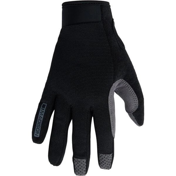 Madison Freewheel Trail Youth Long Finger Gloves - Shale Blue 1 Madison Freewheel Trail Youth Long Finger Gloves - Shale Blue