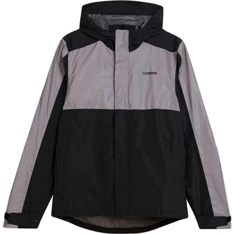 Madison Stellar FiftyFifty Reflective Men's Jacket - Black/Silver 1 Madison Stellar FiftyFifty Reflective Men's Jacket - Black/Silver