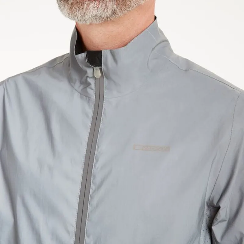 Madison Stellar Shine Reflective Waterprrof Men's Jacket - Silver 2 Madison Stellar Shine Reflective Waterprrof Men's Jacket - Silver - Image 2