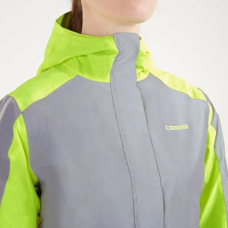 Madison Stellar FiftyFifty Reflective Women's Jacket - Yellow/Silver 6 Madison Stellar FiftyFifty Reflective Women's Jacket - Yellow/Silver - Image 6