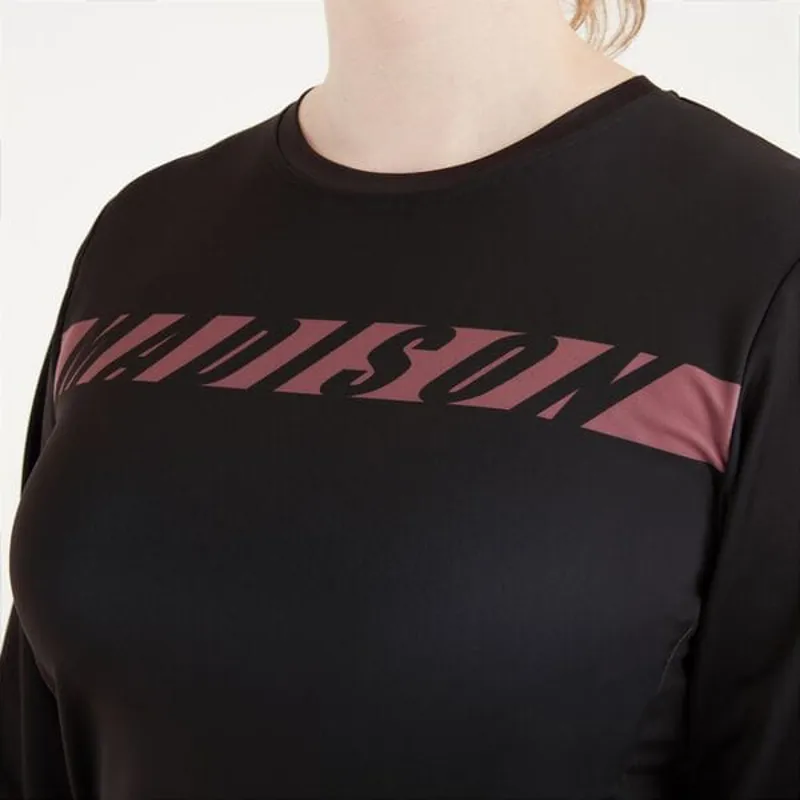 Madison Zenith Thermal Long Sleeve Women's Jersey - Phantom Black 3 Madison Zenith Thermal Long Sleeve Women's Jersey - Phantom Black - Image 3