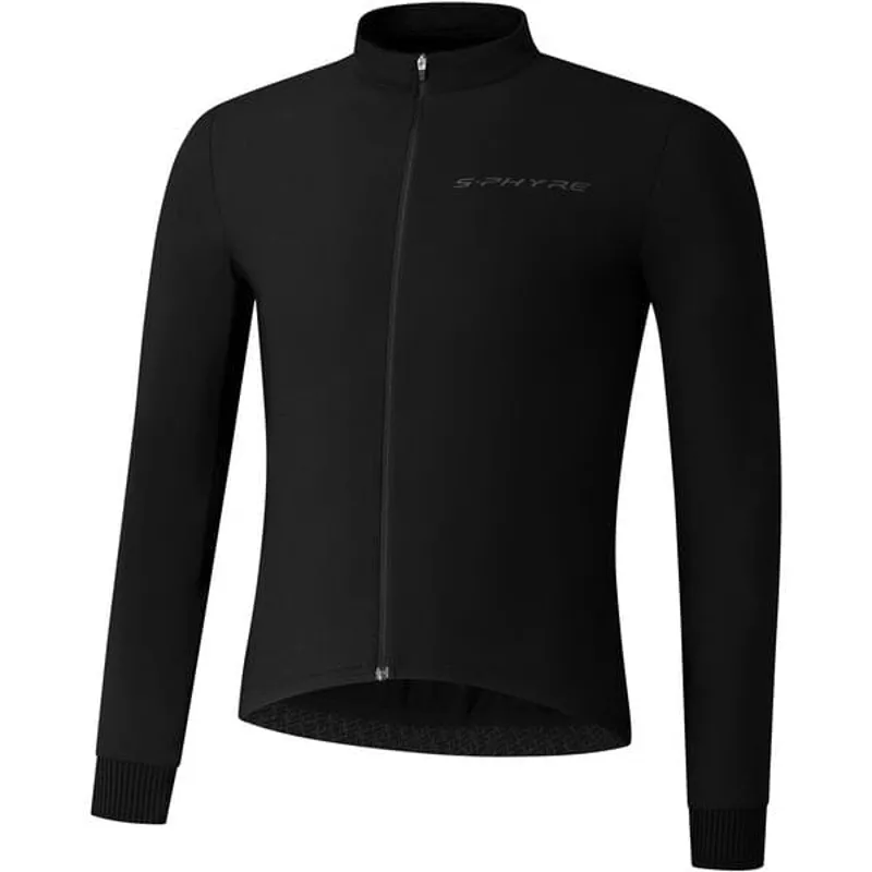 Shimano S-Phyre Thermal Long Sleeve Men's Jersey - Black 2 Shimano S-Phyre Thermal Long Sleeve Men's Jersey - Black - Image 2