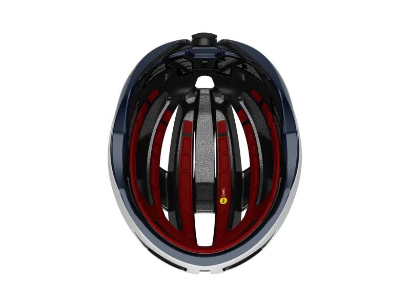 Trek Velocis Mips Road Bike Helmet - Crystal White/Nautical Navy 6 Trek Velocis Mips Road Bike Helmet - Crystal White/Nautical Navy - Image 6