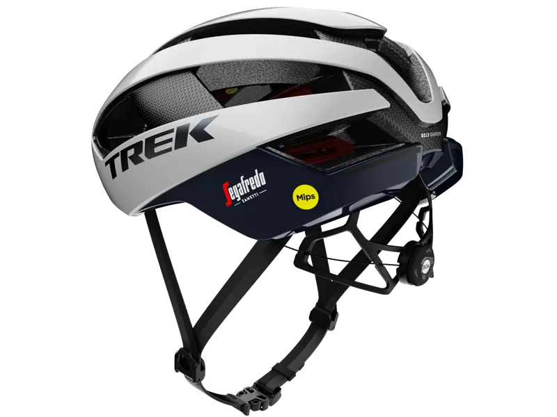 Trek Velocis Mips Road Bike Helmet - Crystal White/Nautical Navy 5 Trek Velocis Mips Road Bike Helmet - Crystal White/Nautical Navy - Image 5