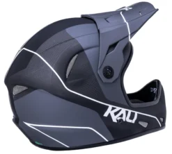 Kali Alpine Carbon Pulse Full Face MTB Helmet - Matt Black/White -Sportfu Bike Gear Shop alpine carbon pulse mat blk wht a3 1024x1024