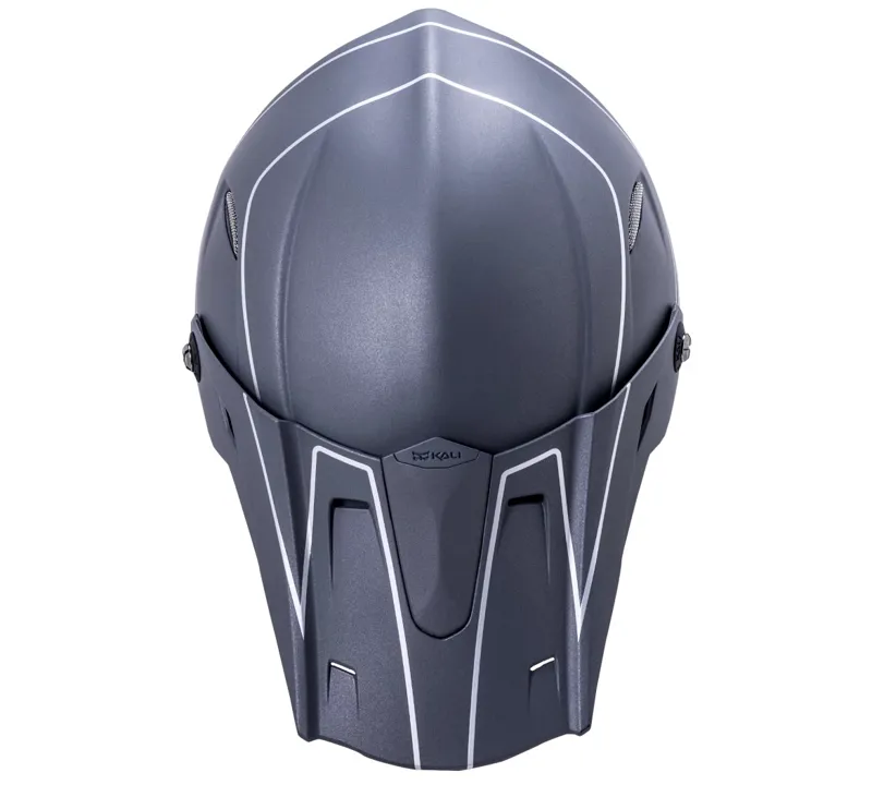 Kali Alpine Rage Full Face Helmet - Matt Grey/Silver 3 Kali Alpine Rage Full Face Helmet - Matt Grey/Silver - Image 3