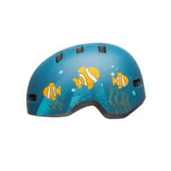 Bell Lil Ripper Childrens Helmet - 47-54cm - Clown Fish Grey/Blue