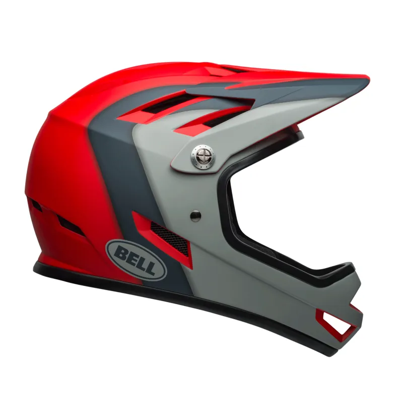 Bell Sanction Full Face MTB Helmet - Matt Crimson/Slate Grey 4 Bell Sanction Full Face MTB Helmet - Matt Crimson/Slate Grey - Image 4