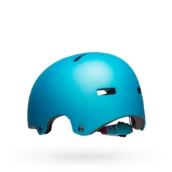 Bell Span Youth BMX/Skate Helmet - Matte Bright Blue -Sportfu Bike Gear Shop bell span youth bmx skate helmet matte bright blue back left