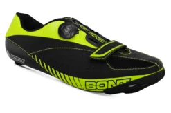 Bont Blitz Road Shoes - Black/Lime Green -Sportfu Bike Gear Shop blitzblackyellow 1