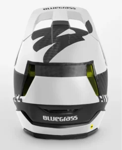 Bluegrass Legit Carbon MIPS Full Face Helmet - Black/White -Sportfu Bike Gear Shop bluegrass eagle sito legit carbon nb back