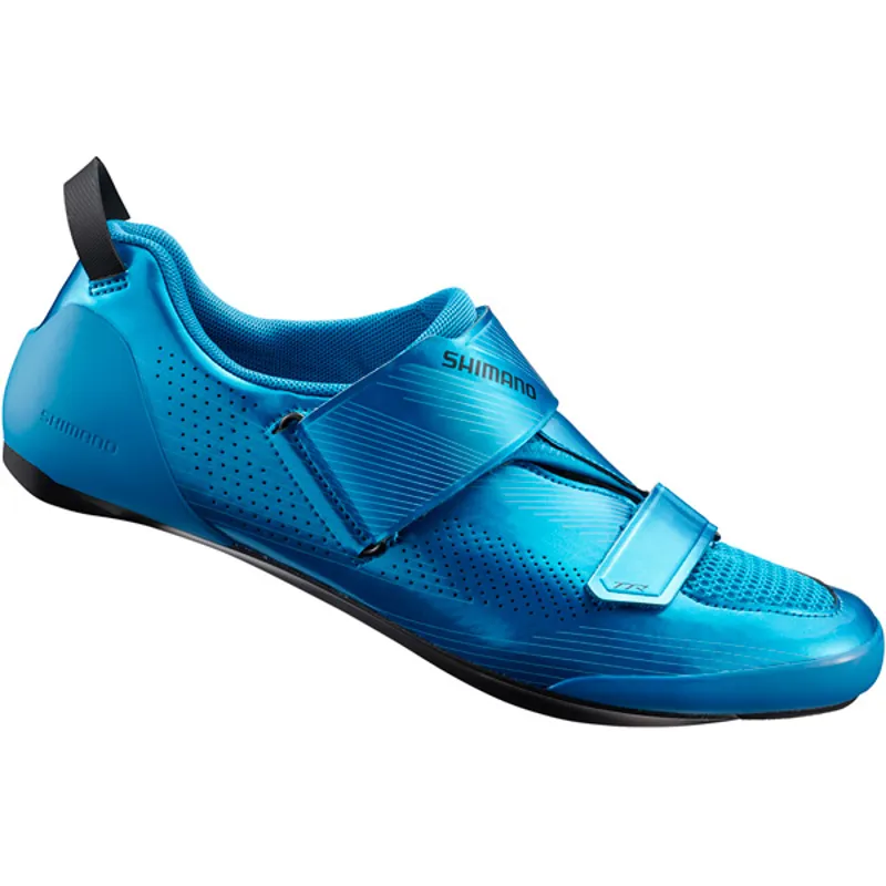 Shimano TR901 SPD Men's Triathlon Shoes - Blue 3 Shimano TR901 SPD Men's Triathlon Shoes - Blue - Image 3