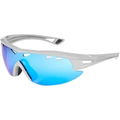 Madison Recon Sunglasses - Gloss Cloud Grey Frame/Blue Mirror Lens -Sportfu Bike Gear Shop ck8012
