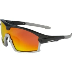Madison Code Breaker Sunglasses - Black Frame/Fire Mirror Lens