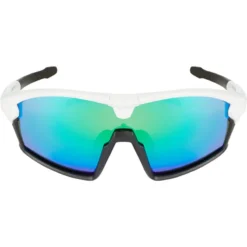 Madison Code Breaker Sunglasses - White Frame/Green Mirror Lens -Sportfu Bike Gear Shop ck8211 01