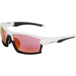Madison Engage Sunglasses - White Frame/Pink Orange Mirror Lens -Sportfu Bike Gear Shop ck8412