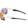 Madison Engage Sunglasses - White Frame/Pink Orange Mirror Lens